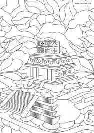 epingle sur architecture buildings landmarks structures coloriage de famille heureuse