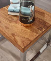 Beim abrufen der übersetzung ist ein problem aufgetreten. Finebuy Beistelltisch Massiv Holz Sheesham Wohnzimmer Tisch Metallgestell Couchtisch Landhaus Stil Dunkelbraun 45 Cm Natur Produkt