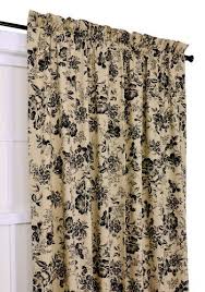 Black And Tan Shower Curtains Robot Check Floral Toile Curtains Tan Shower Curtain
