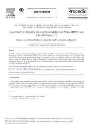 Car accident & damage procedure. Pdf Case Study On Integrity Among Royal Malaysian Police Rmp An Ethical Perspective