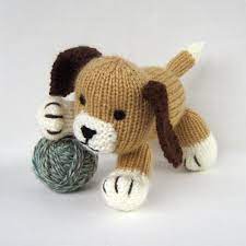 Rest assured, puppy training is a lot of work! Muffin The Puppy Knitted Dog Knitting Pattern By Toyshelf Knitting Patterns Lovecrafts