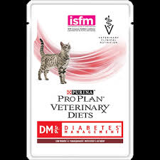 Findings show that diets high in protein and low in carbohydrates help stabilize glucose levels and help control diabetes. Purina Pro Plan Veterinary Diets Dm Diabetes Beef Cat Food