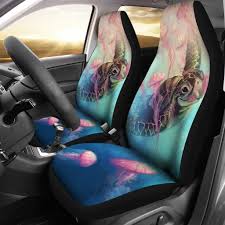 Sea Turtle And Jellyfish Car Seat Cover H5 Carseat Cover Car Seats Turtle Car
