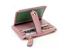 Women wallets purses wallet female famous brand credit card holder clutch coin purse cellphone pocket gifts for women money bag review. Women Leather Slim Card Holder Wallet Men Mini Wallets Zipper Card Money Holders Vintage Short Wallet Female Thin Small Purse Newegg Com