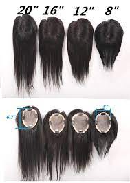 5 X6 7 Invisible Silk Top Human Hair Topper Top Piece For Women Length 8 20 Hair Toppers Hair Replacement Systems Hair Replacement