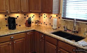 Removed granite backsplash and now installing akdo almond glass subway tiles for backsplash. Backsplash For Santa Cecilia Granite Countertop Nbizococho