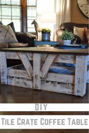 You can build a stylish coffee the crates for this table are 18″ long x 12 1/2″ wide x 9 1/2″ tall, very roomy. How To Make A Simple Coffee Table