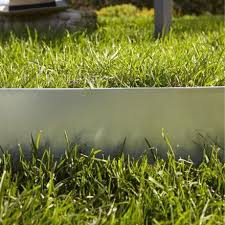 Bordure A Planter Metal Acier Galvanise Gris H 13 X L 118 Cm Bordure Jardin Bordure Jardin Metal Bordure Massif