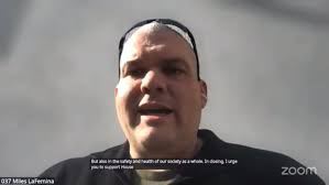 Council 4 Executive Director, Jody Barr, testified in support of a bill  that would provide unemployment insurance to workers