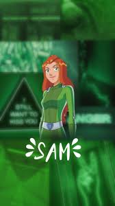 Totally Spies Sam Fond D Ecran Dessin Fond D Ecran Vert Fond D Ecran Telephone