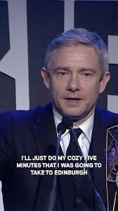 Amanda Abington and Martin Freeman