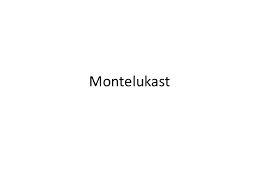 Montelukast By Aseem