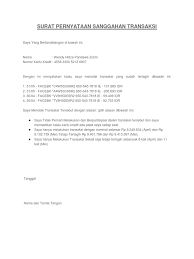Contoh surat pernyataan adalah surat yang digunakan untuk menyatakan sesuatu kepada penerima. Surat Penyanggahan Transaksi Kartu Kredit Bca