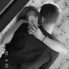 Black And White Mirror Selfie Drawing 