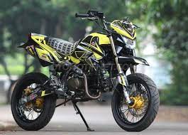 modifikasi kawasaki ksr 110 caos custom มอเตอร ไซค