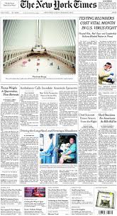 The new york times (nyt or ny times) is an american daily newspaper based in new york city with a worldwide readership. The New York Times In Print For Sunday March 29 2020 The New York Times