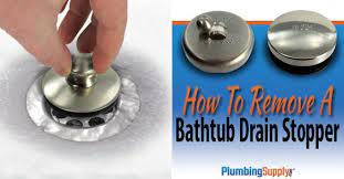 How To Remove A Bathtub Drain Stopper Bathtub Drain Stopper Bathtub Drain Drain Repair