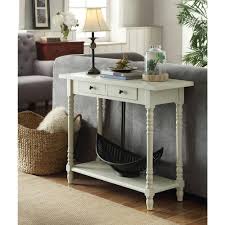 4d Concepts Simplicity Cottage Buttermilk Storage Console Table Products In 2019 White Entry Table Entryway Furniture Table