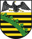 Der obere balken ist gelb und der untere balken ist schwarz. Dewiki Wappen Sachsen Anhalts