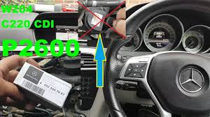 Mercedes C220 W204 P2600 And Engine Light On Fault Finding And Repair Youtube