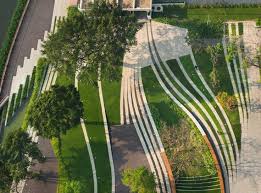 Wavy Terraces Arsitektur Lanskap Lanskap Arsitektur