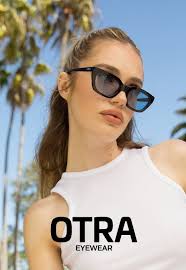 Shop Otra Daisy Black/Smoke Lenses