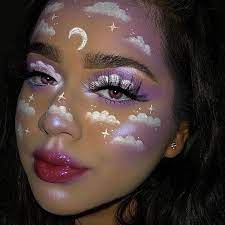 Cloud Makeup Look Fantasy Makeup Creative Makeup Looks Creative Makeup