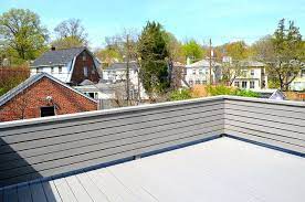 Because it is a fairly clean gray, it is easily paired with a variety of shades. Deck After Benjamin Moore Arborcoat Solid Stain Chelsea Gray By Onestorybuilding Via Flickr Amherst Gray Grey Exterior Exterior House Colors