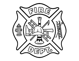 Symbol Fire Department Cross Coloring Page Fire Department Firefighter Symbol