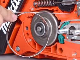 Brake handle hand guard, brake band, actuating spring and other small items. Makita Chain Saw Ea6100pr 2017 Chain Brake Band Replacement Ifixit Repair Guide