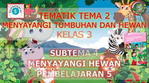 Kunci Jawaban Tema 2 Kelas 3 Halaman 192 193 194 195 196 199 Menyayangi Tumbuhan Dan Hewan Tribun Padang
