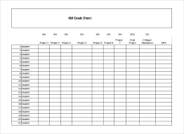 Grades Template Sada Margarethaydon Com