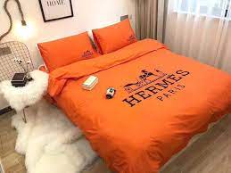hermes logo custom 3d customized bedding sets duvet cover bedlinen bed set duvet bedding sets customised bed bedding sets