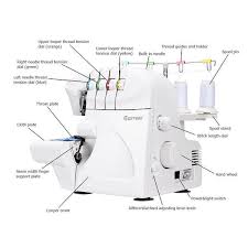 Shop Costway Serger Overlock Sewing Machine W 2 Needle 2 3