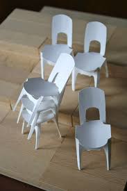 lossless chairs by prof ym prototype design interior design art paper doll house