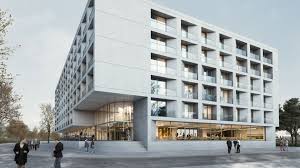 Die Architekten Der Gruppe Gme Mit Sitz In Achim Und Bremen Planen In Wilhelmshaven Einen Neubau Hot Architektur Visualisierung Architektur Layout Architecture