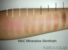 Mac Mineralize Skinfinish Msf Swatches Light Flush
