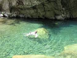 The santa paula punch bowls (or santa paula canyon falls) are on the santa paula canyon trail, which begins next to the thomas aquinas college near santa paula. Ventura County Trails