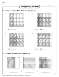 multiplying decimals worksheets
