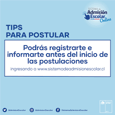 Sistema admisión escolar 2022 estimados/as padres y apoderados postulantes: Flgsn05btje8m