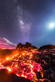 A collection of the top 49 1920x1080 hd hawaii wallpapers and backgrounds available for download for free. Photographer Risks Getting Burned To Capture Lava Meteor Milky Way And Moon In A Single Shot Unsere Galaxie Lava Naturfotografie