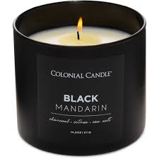 Cactus & sea salt quantity. Colonial Candle Pop Of Color Large Soy Scented Candle 3 Wicks 14 5 Oz 411 G Black Mandarin Black Mandarin Candle World Shop
