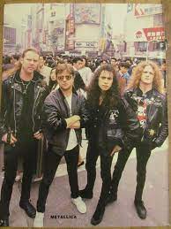 Metallica Full Page Pinup Metallica Heavy Metal Bands Thrash Metal