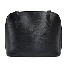 Louis Vuitton Black Epi Leather Lussac Tote Bag