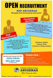 Contoh Iklan Lowongan Kerja Pengumuman Penerimaan Karyawan Baru Periklanan Pendidikan Tinggi Pendidikan