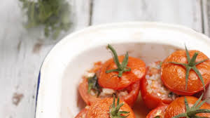 Gefullte Tomaten Nach Griechischer Art Rezept Rezepte Gefullte Tomaten Tomaten