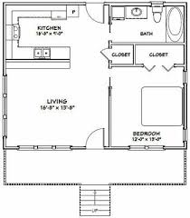 30x24 House 1 Bedroom 1 Bath 720 Sq Ft Pdf Floor Plan Model 5 One Bedroom House Plans Pool House Plans 1 Bedroom House Plans