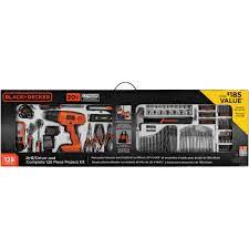 I am featuring the black & decker 20v ldx120pk 68 pc tool kit. Black Decker 20 Volt Lithium Ion Cordless Drill Driver With 128 Piece Project Kit Ld120128pkwm Walmart Com Walmart Com