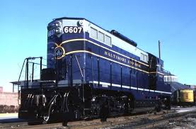 Image result for Federal Yellow 1956 Chesapeake and Ohio Railroad