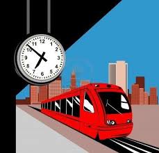 Urban Train Station Clock Patrimonio